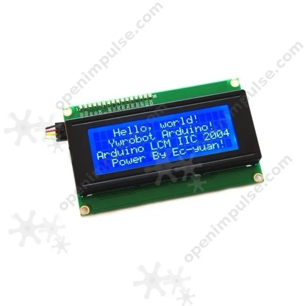 

I2C LCD Module (20 char 4 lines)