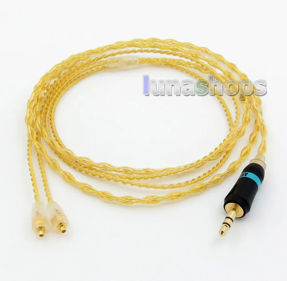 

6N OCC Gold Plated MMCX Cable For Shure SE215 SE315 SE425 SE535 SE846 Headphone Earphone