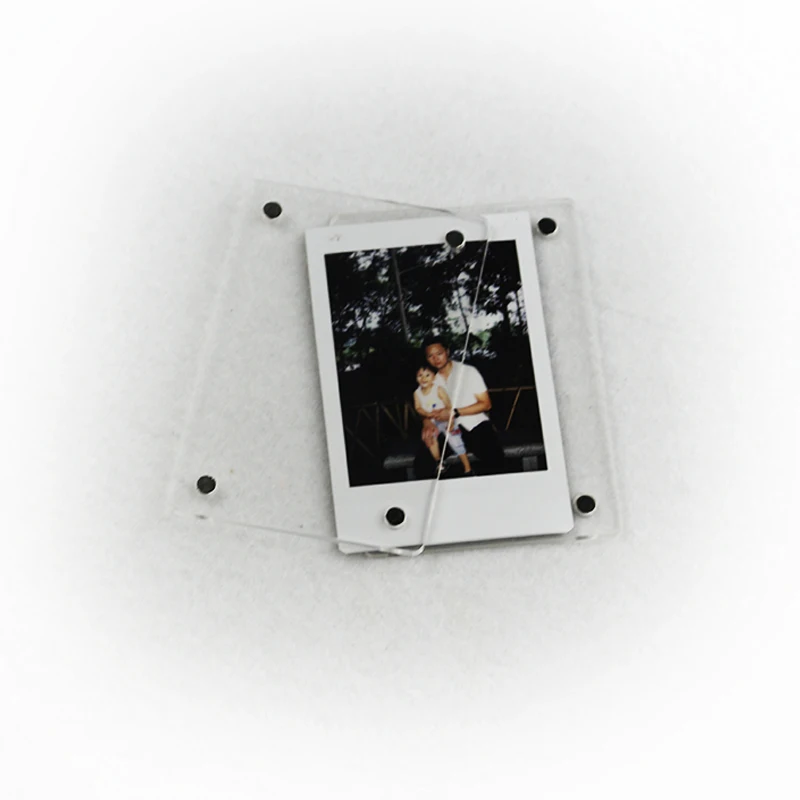 Прямая поставка магнитная фоторамка для Fujifilm Instax Mini 9 8 3 дюймов 35 мм акриловая