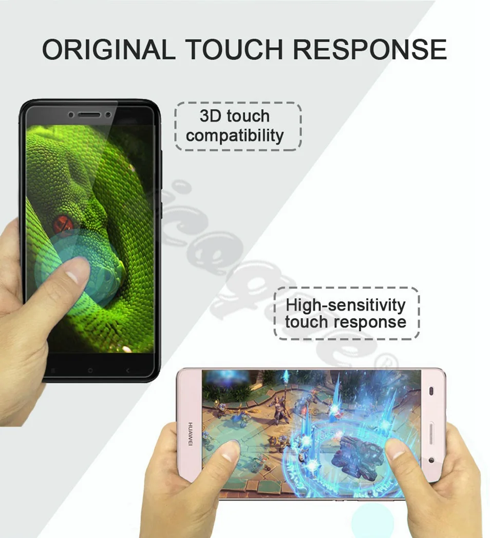 Icoque 9H 2.5D Tempered Glass for Huawei P Smart Glass Flim Display Phone Cover for Psmart Huawei P Smart Screen Protector Glass (8)