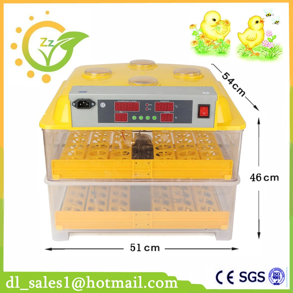 

Fully Automatic Mini 96 Egg Incubator Poultry Hatcher Egg tester Chicken Birds Quail Incubator Machine