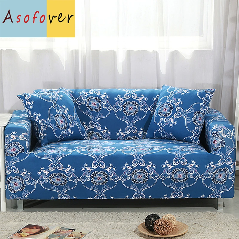 Лучшие продажи шаблон Чехлы для диванов эластичный диван Slipcover Cubre диван растягивающиеся покрытия для мебели протектор Чехлы для диванов для гостиной - Цвет: 20