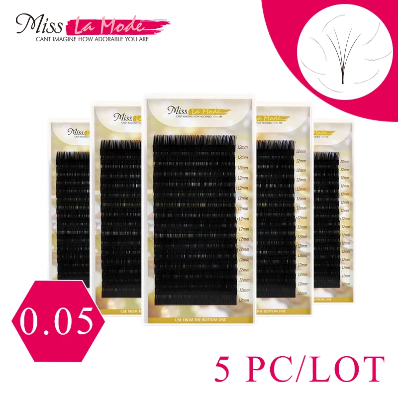 

0.05 CD Curl 5Pcs/lot 3D-9D Ultra Soft Individual False Eyelashes Volume Mink Eyelash Extension New Products