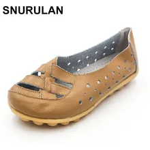 Snurulan новые модные женские туфли женские Обувь Туфли без каблуков для девочек Сандалии для девочек резиновая из свиной кожи весна круглый носок Разделение из коровьей кожи слипоны Superstar