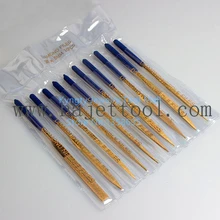 10 шт./компл. ювелирных изделий алмазные инструменты 3x140 мм титановый покрытый алмазами надфили Набор