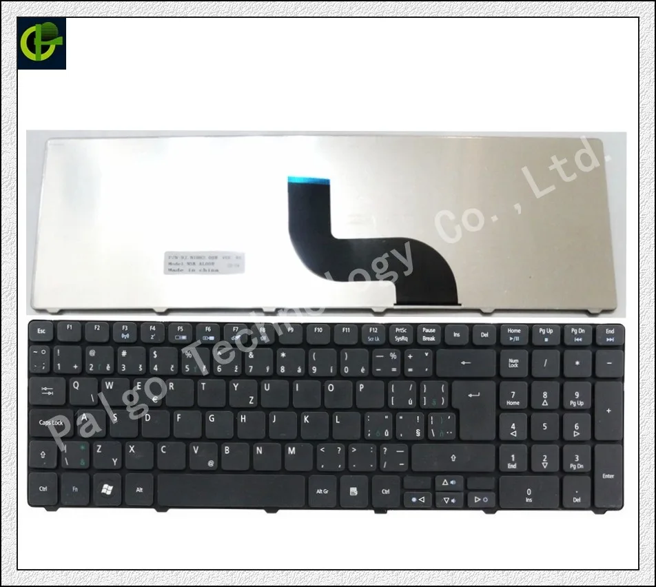 Чешская Клавиатура для ноутбука Bell Easynote Packard TM93 TK36 TM85 TM86 TM87 TM89 CZ Подходит Словакии