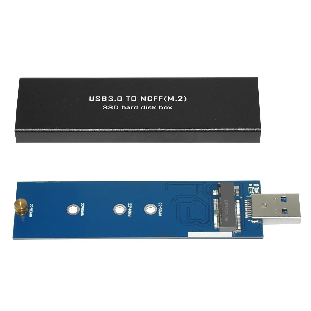 Чехол SSD USB 3 0 на SATA 2280 M.2 NGFF портативный корпус со встроенным контроллером ASM1153E и usb