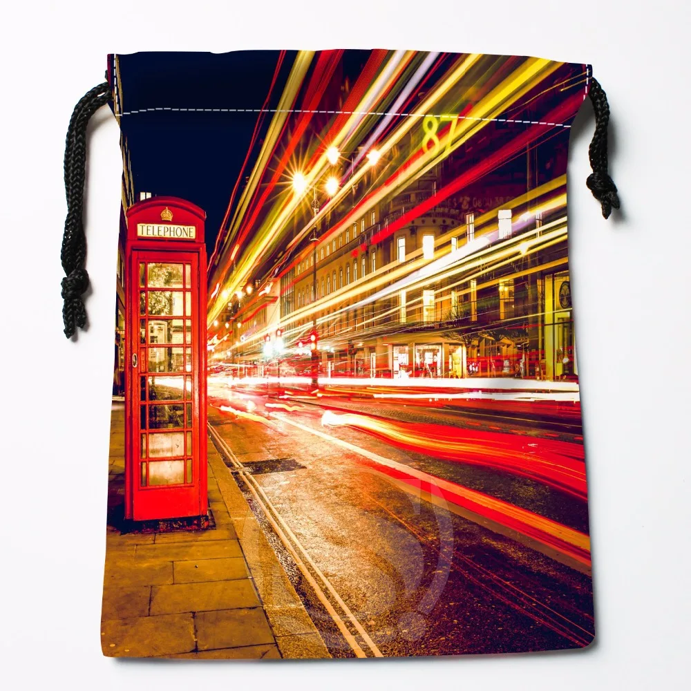 Fl Q98 New London England Telephone 2 Custom Printed receive bag Bag Compression Type drawstring bags