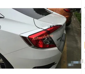 

For Honda Civic 10th Sedan 2016 2017 ABS Chrome Rear Light Tail Lamps Eyelid Cover Trim