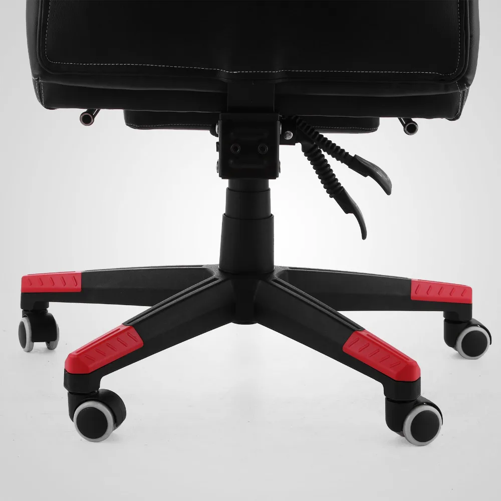  Happybuy Racing Gaming Chair PU Leather Ergonomic Design Computer Gaming Racing Chair High Back Com