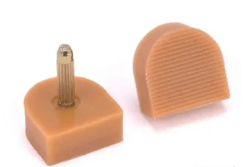 

50PAIRS BLACK/BEIGE High Heel Tips Quality Pins/Top-lifts Taps Pump Dowels Repa