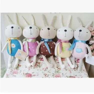 10PCS Many color smile rabbit cute and pretty plush toys Wedding decorations birthday present free shipping