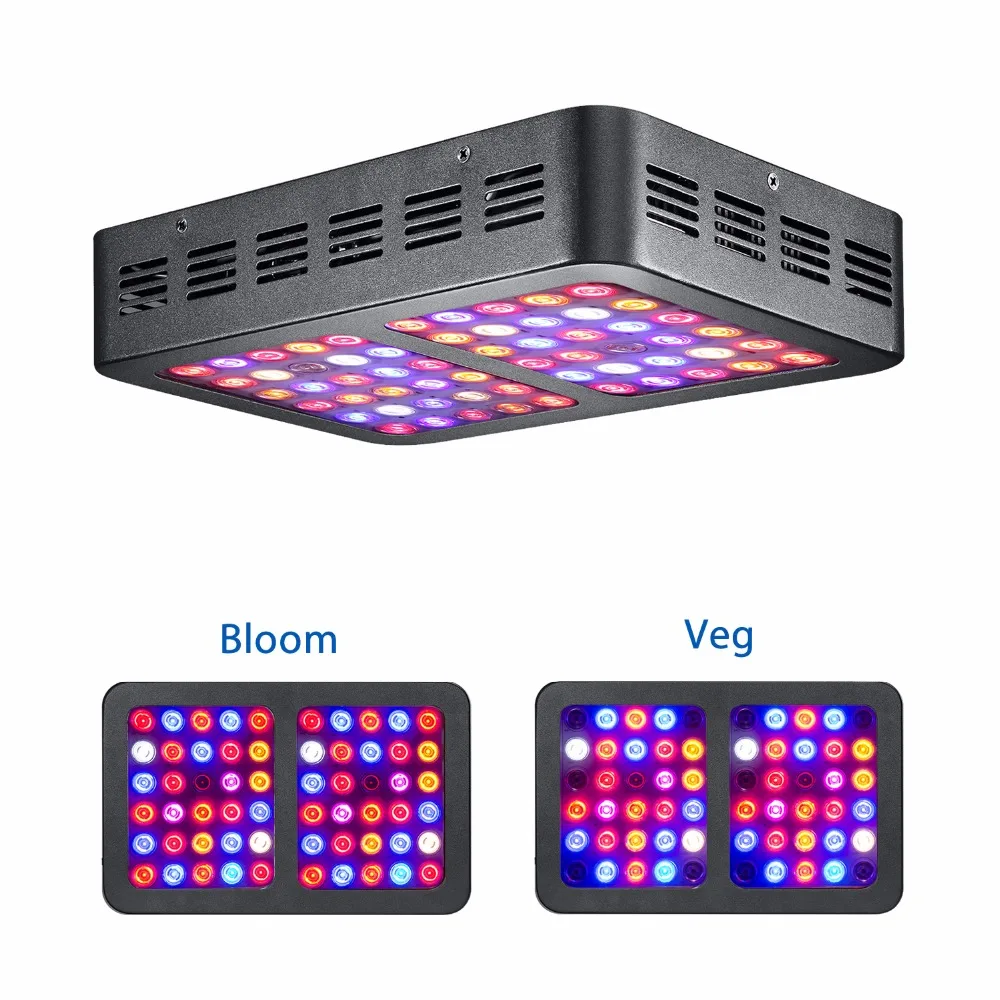 

HILLPOW 300W Full Spectrum Plants LED Grow Lights Kits, Indoor Plants Growing Lamps for Greenhouse Flowering Blooming