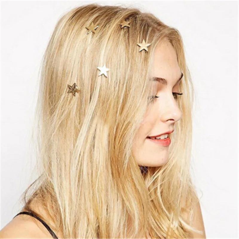5pcs Hairpins Twist Coils Hair Spin Pins Wedding Prom Crystal