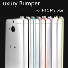 TX Luxury Alloy Bumper For HTC One M9 plus case Aluminum Bumper double color Frame Protective shell For HTC M9+