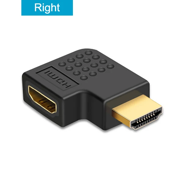 HDMI кабель Соединительный адаптер 270 180 90 градусов угол HDMI мужчин и женщин HDMI конвертеры для 1080P HDTV кабель адаптер удлинитель - Цвет: Right