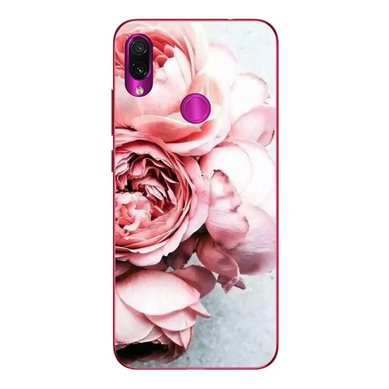 Geruide 6.3 For xiaomi redmi note 7 Case Cover, Printed Soft Silicon TPU Back Cover Case For xiaomi redmi note 7 pro Phone Cases