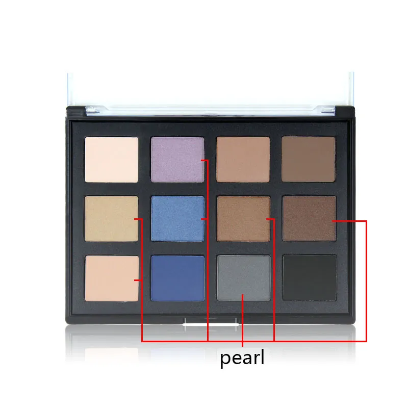 CIBBCCI-Merk-Oogschaduw-Professionele-Make-Eyeshadow-Make-Pallete-Matte-Oogschaduw-Palet-Set-Cosmetische-12-Kleuren