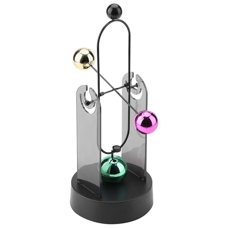  Perpetual Motion Desk Toy Electronic Shake Wiggle Device Swinging Kinetic Art Craft Desk Decoration