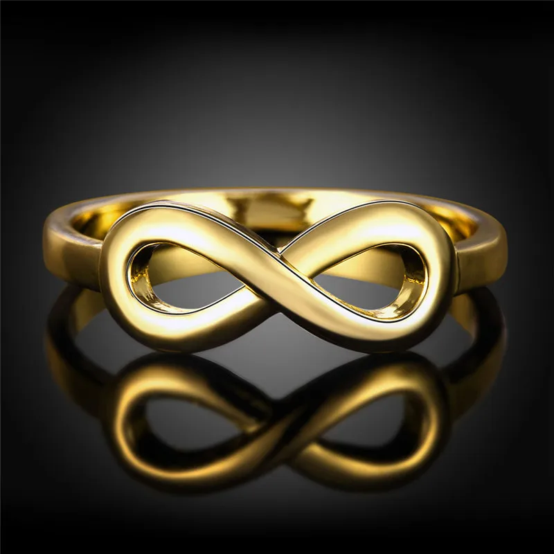 Модное кольцо для женщин золотистое/блестящее кольцо|eternity ring|infinity ringfashion rings for women