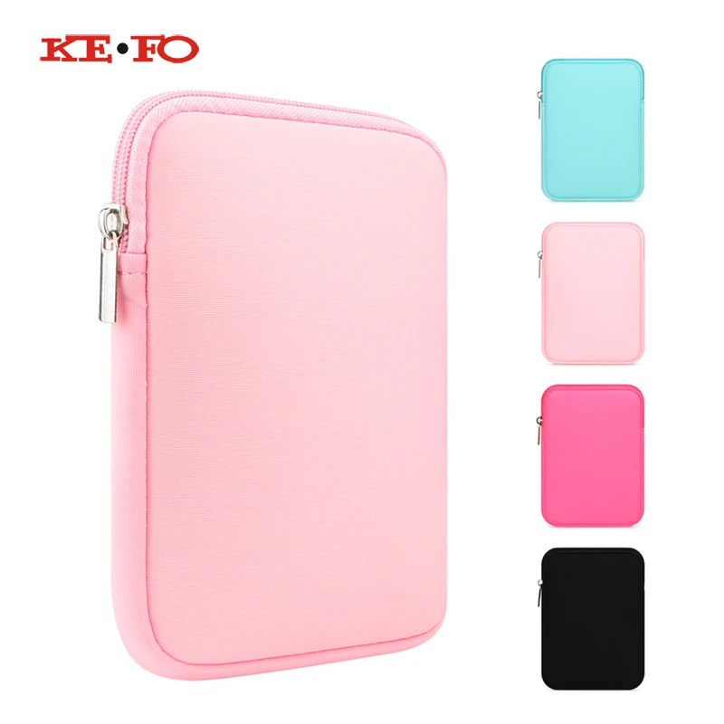 

For New Kindle Fire HD 8 2017 8.0" Universal Zipper Sleeve Bag Pouch Case Cover For Amazon Fire HD 8 2017 Cases Covers