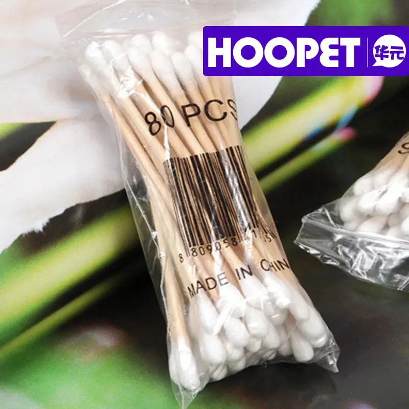 Pet supplies double slider cotton swab stick cotton swabs 40 skgs dog