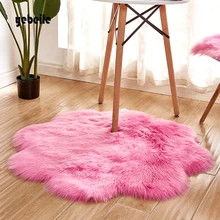 Yebeile высокий лохматый ковер для гостиной домашний теплый плюшевый пол коврики пушистые коврики детская комната искусственный мех площадь ковер для гостиной коврики