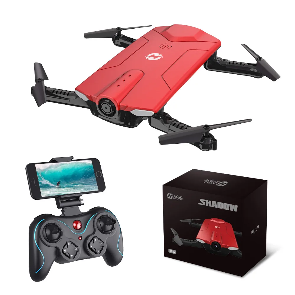 

Holy Stone HS160 Selfie FPV RC Drone 720P HD WiFi Camera Foldable Altitude Hold One Key Start Altitude Hold Foldable RC FPV RTF
