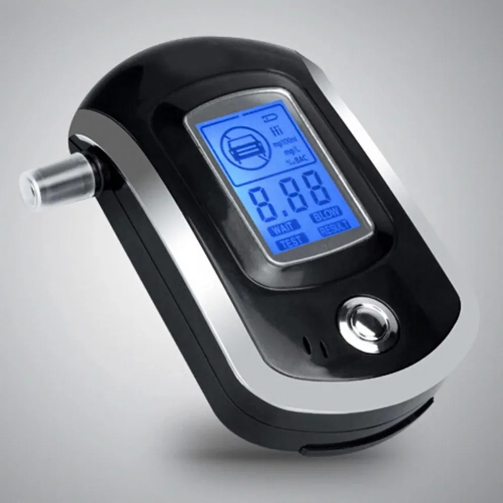 

ALC Smart Breath Alcohol Tester Digital LCD Breathalyzer Analyzer AT6000 Alcohol Gas Analyzers