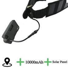 Paneles Solar GPS Tracker Para Grandes Animales Vaca Ganado Equino Camel Impermeable 10000 mAh de La Batería y Los Paneles Solares-Ninguno dejar el Poder