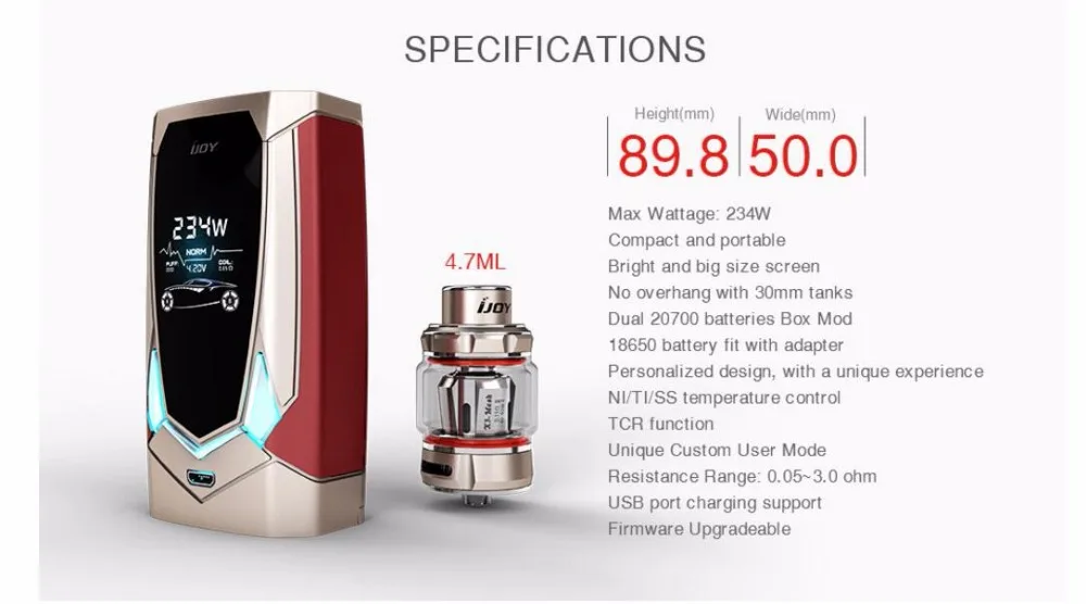 IJOY Vape Avenger 270 Starter Kit-3