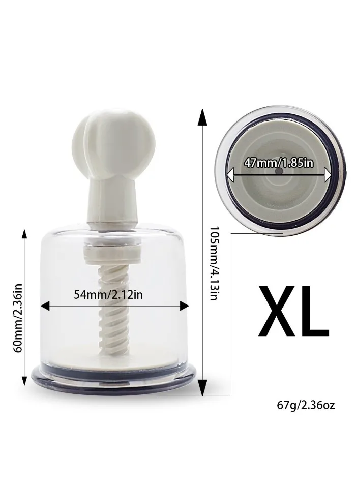3 Size Breast Nipple Sucker Clitoris Massager Nipple Clamps Pump Breast Enlarger Vibrating Sex Adult Game Erotic Toy For Women (5)