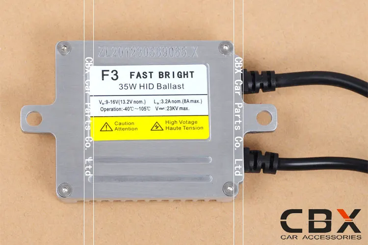 Автомобиль 35 Вт 12 В Высокое качество AC быстрый запуск тонкий HID би ксенон балласт F3 2 шт./лот быстрее, чем OEM балласт яркий в 2 секунды
