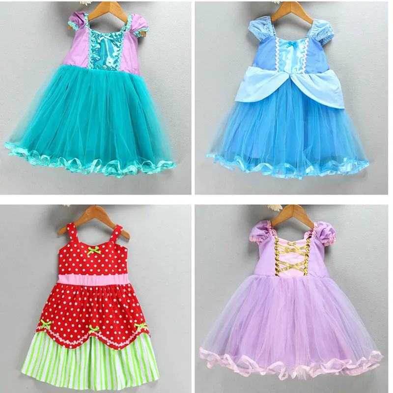 Kids Girl Princess Dress Halloween Cinderella Cosplay Fancy Party Christmas Gift for Children |