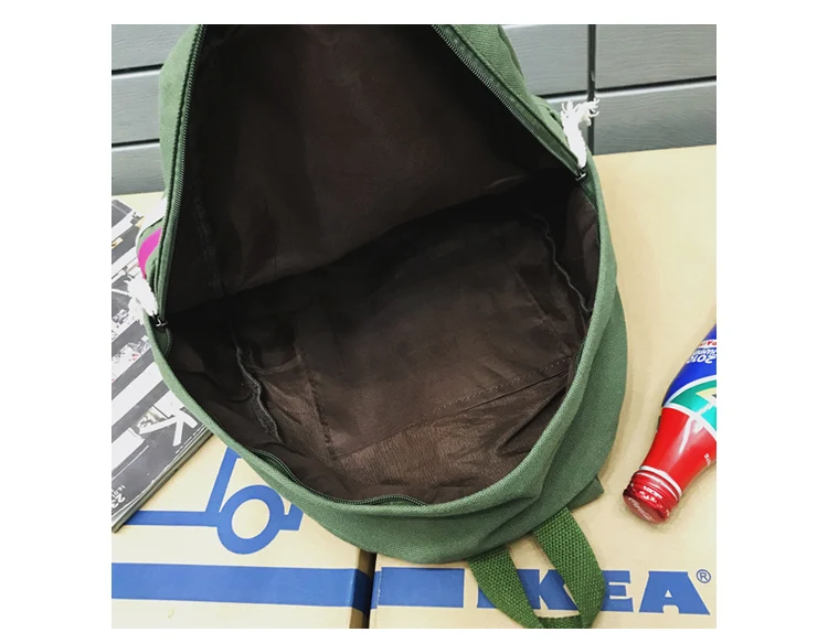 Menghuo Vintage Canvas Women Backpack Fashion Travel Backpack for Teenager Girls Student School Bag Casual Rucksack Female 2019_38