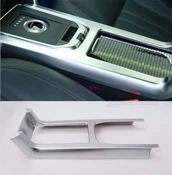 ABS Chrome Car Gear Shift Panel Trim Decoration Interior Modified Sticker Car-styling For Land Rover 2015 2016 DISCOVERY SPORT