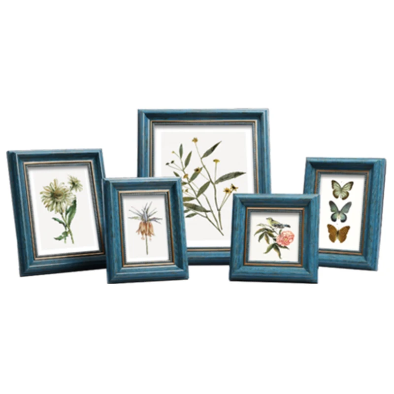 Retro Creative Photo Frame Table 4/ 5 / 6 / 7 Inch Nordic Minimalist Personality Wedding Photo