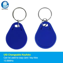 Сменных маркеров UID Сменные радиочастотные Брелоки для ключей для чтения умная ИС(интеграционная схема с настраиваемым потоком воздуха, клон kayfun ключ Токена теги 13,56 МГц блок 0 сектор записи синий(комплект из 10 шт./50/100