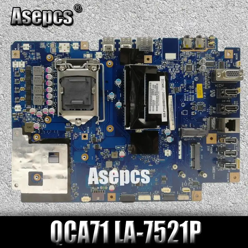 Akemy QCA71 LA-7521P REV: 10 AIO PC материнская плата для ASUS ET2411I ET2411 тест бортовой материнской платы