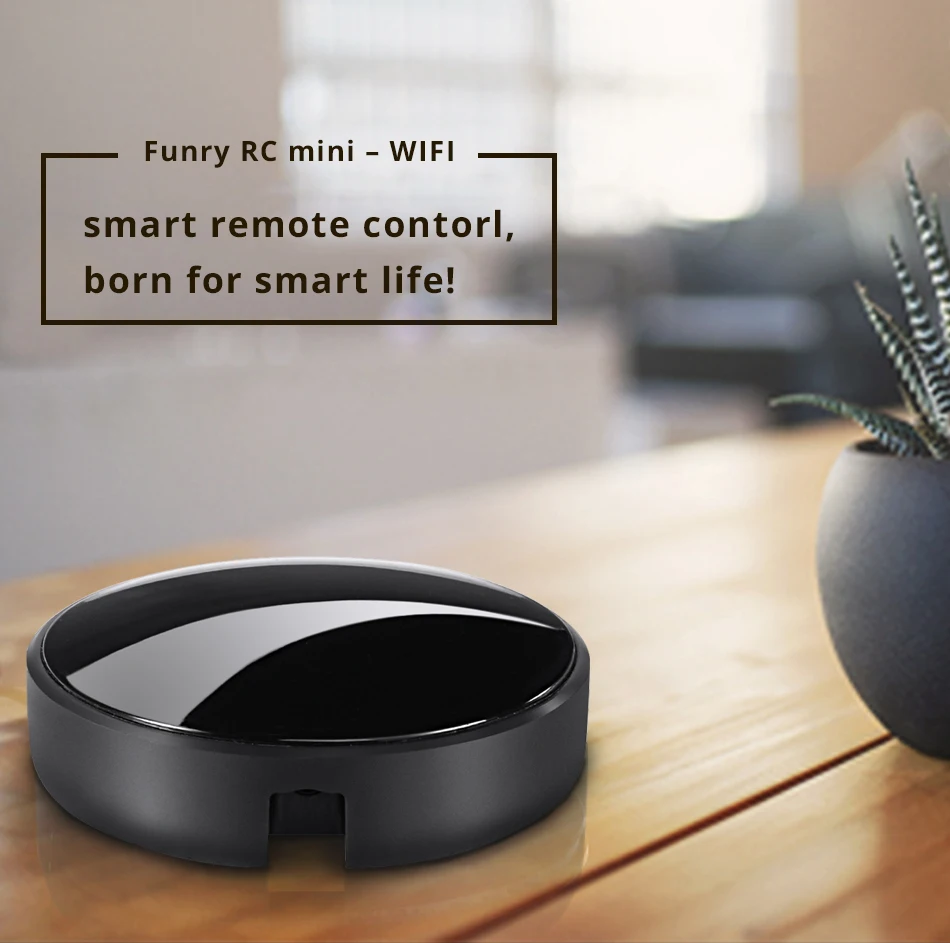 Funry переключатель RC Мини Smart Беспроводной удаленного Управление RF433MHz/315 мГц WI FI 2 4