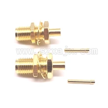 10 шт. RF соединитель SMA типа «Мама» для RG402 RG141 коаксиальный кабель Быстрая