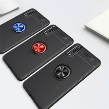 

Desxz Phone Cases Cover for Huawei P20 Pro P20 Lite P20 Magnetic Car Holder TPU Case Fundas 360 Rotating Finger Ring Capa Coque