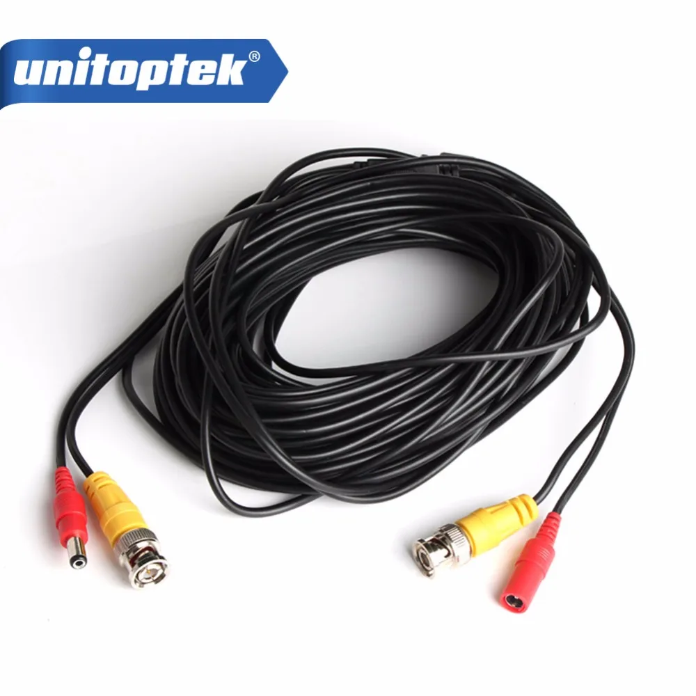 

4Pcs/lot 20M 65ft cctv bnc video power cable stripper Camera Surveillance Video Power Cables