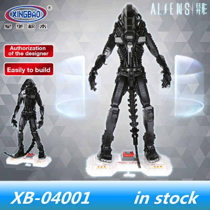 

XingBao 04001 Genuine Creative Movie Series The Alien Robot Set lepin Building Blocks Bricks Educational Christmas Birthday Gift