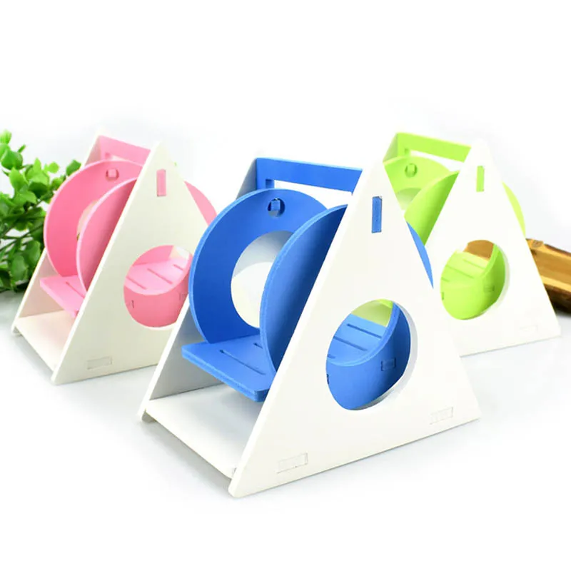 

1Pcs Cage Accessories Pet Products Small Animals Toys Hamster Supplies Wooden Non-toxic Hamster Small Swing Hamster Toys