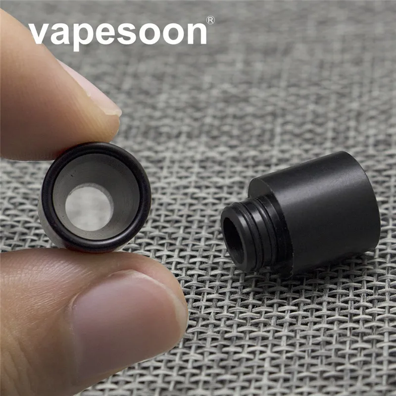 

20pcs VapeSoon 510 Plastic Black Drip Tip Wide Bore Mouthpiece For 510 Thread Atomizer Such As MELO 3 MINI TFV8 Baby Atomizer