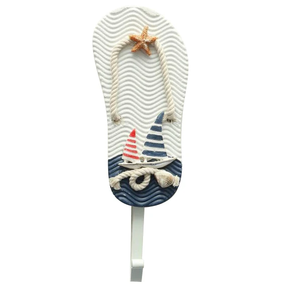 

Mediterranean Style Wall Hooks Anchors Living Room Decoration Slippers