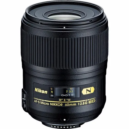 Объектив для макросъемки Nikon 60/2,8G AF-S Micro-NIKKOR 60 мм f/2,8G ED