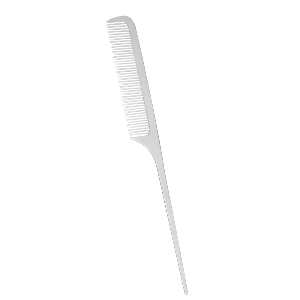 

Professional Combs for Salon Barber Stainless Steel Hair Comb Section Hair Brush Hairdressing Cutting Comb Hair Styling Tools