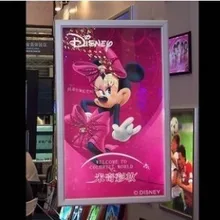 A2 ультра-тонкая алюминиевая рама для постера Led Лайтбокс настенная коробка 8 Psc/лот Whosale